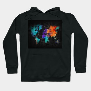 World map Hoodie